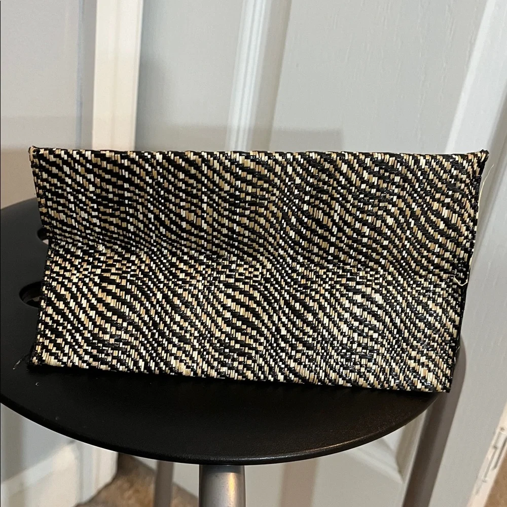 NEW Black & Tan Woven Gift Bag from Bath & Body Works